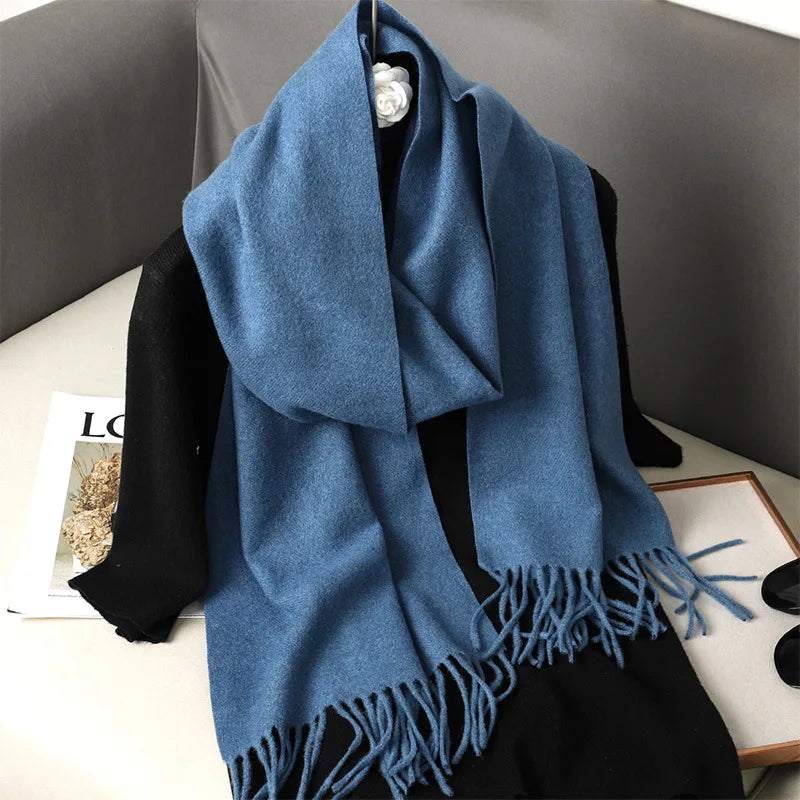 Women’s Warm Cashmere Scarf (62 Colors)
