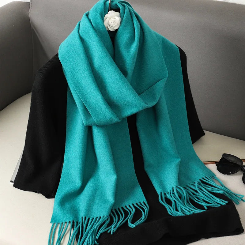 Women’s Warm Cashmere Scarf (62 Colors)