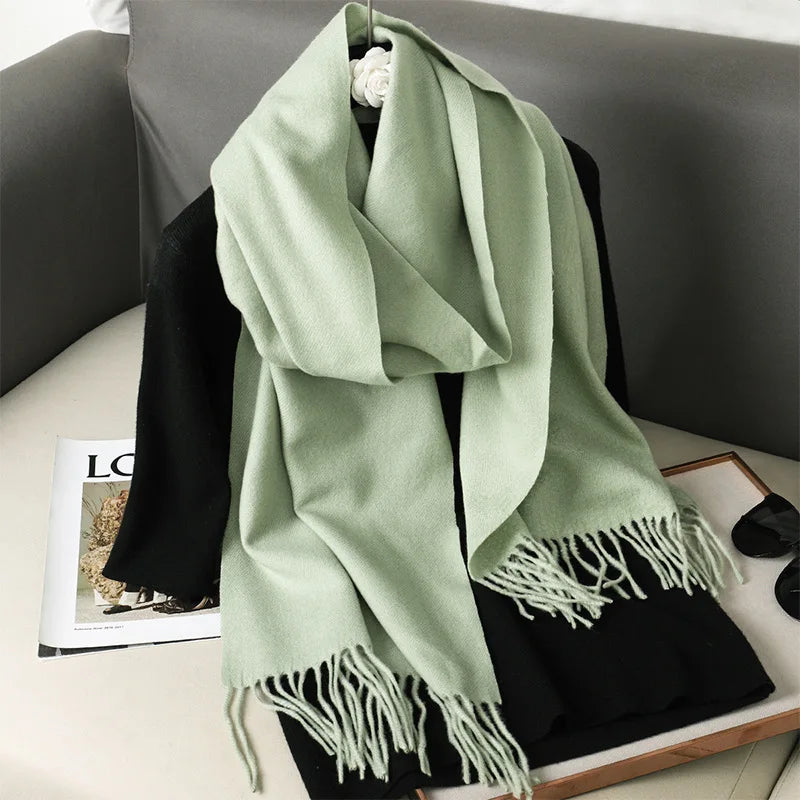 Women’s Warm Cashmere Scarf (62 Colors)