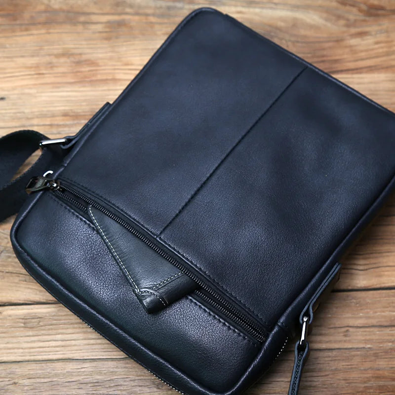MEN'S LEATHER SHOULDER BAG