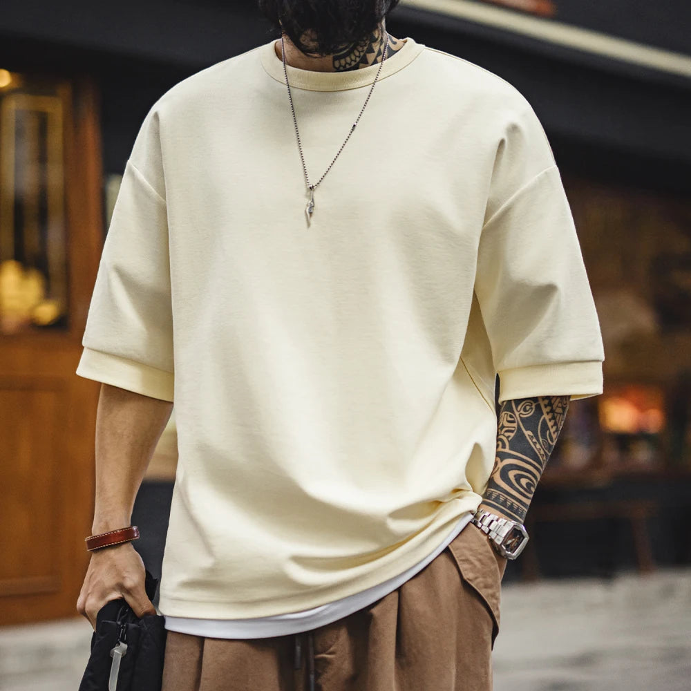 Maden Men’s Basic Cotton T-Shirt