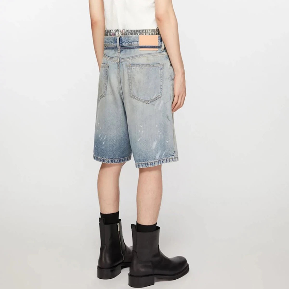 Men’s Hand-Painted Baggy Shorts