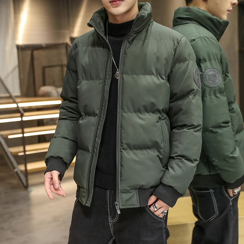 Men’s Warm Cotton Puffer Jacket