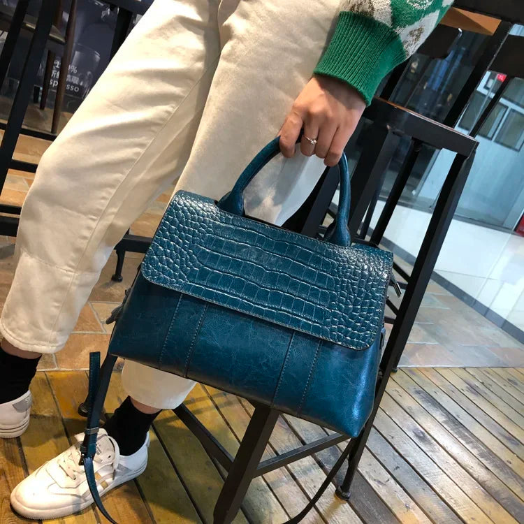 Women’s Genuine Cowhide Shoulder Bag