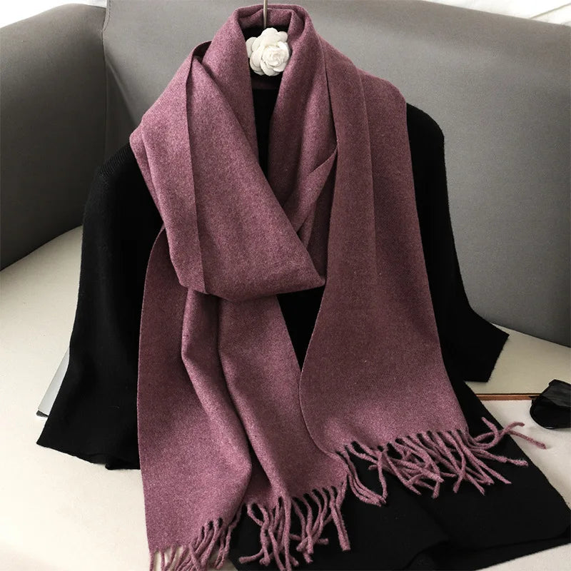 Women’s Warm Cashmere Scarf (62 Colors)