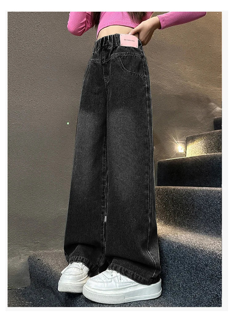 Girls’ Warm Thermal Jeans