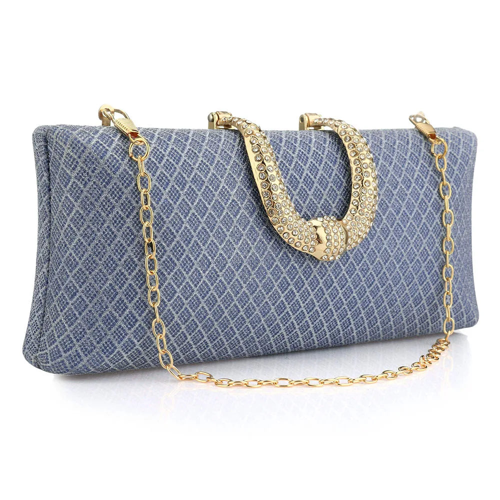 Women’s Luxury Gold Glitter Clutch