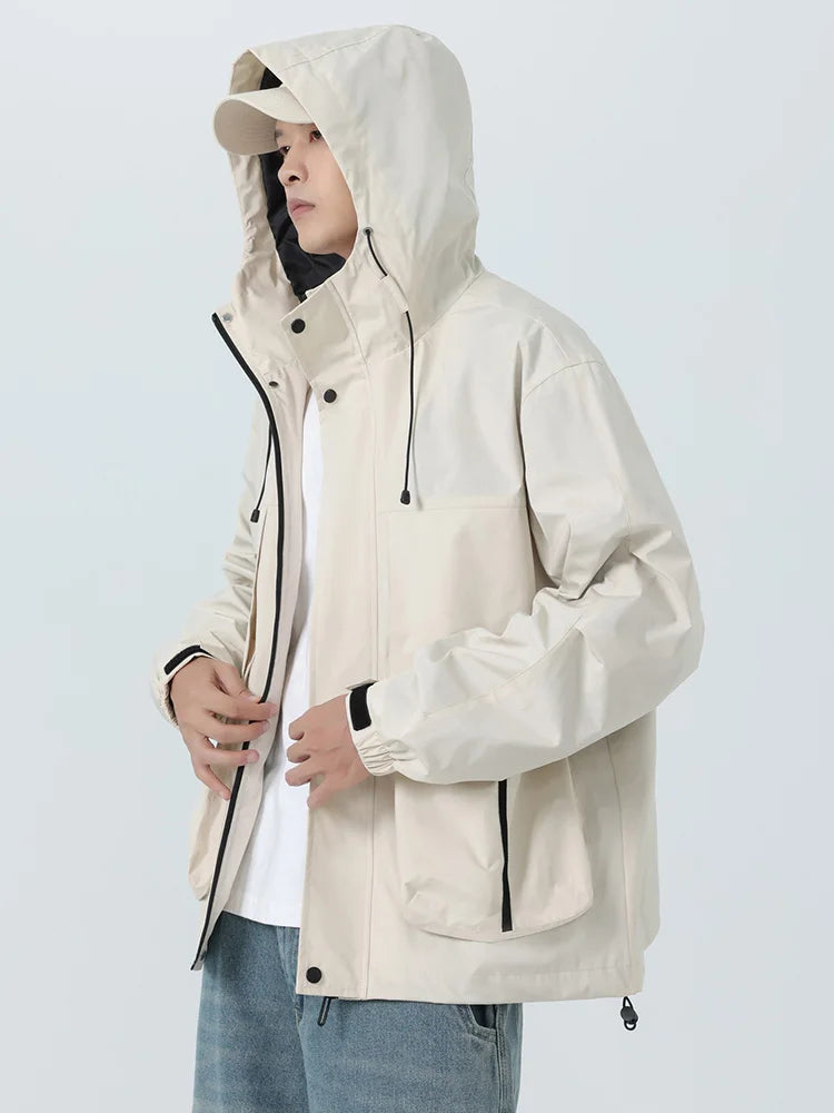 Men’s Hooded Windbreaker Jacket