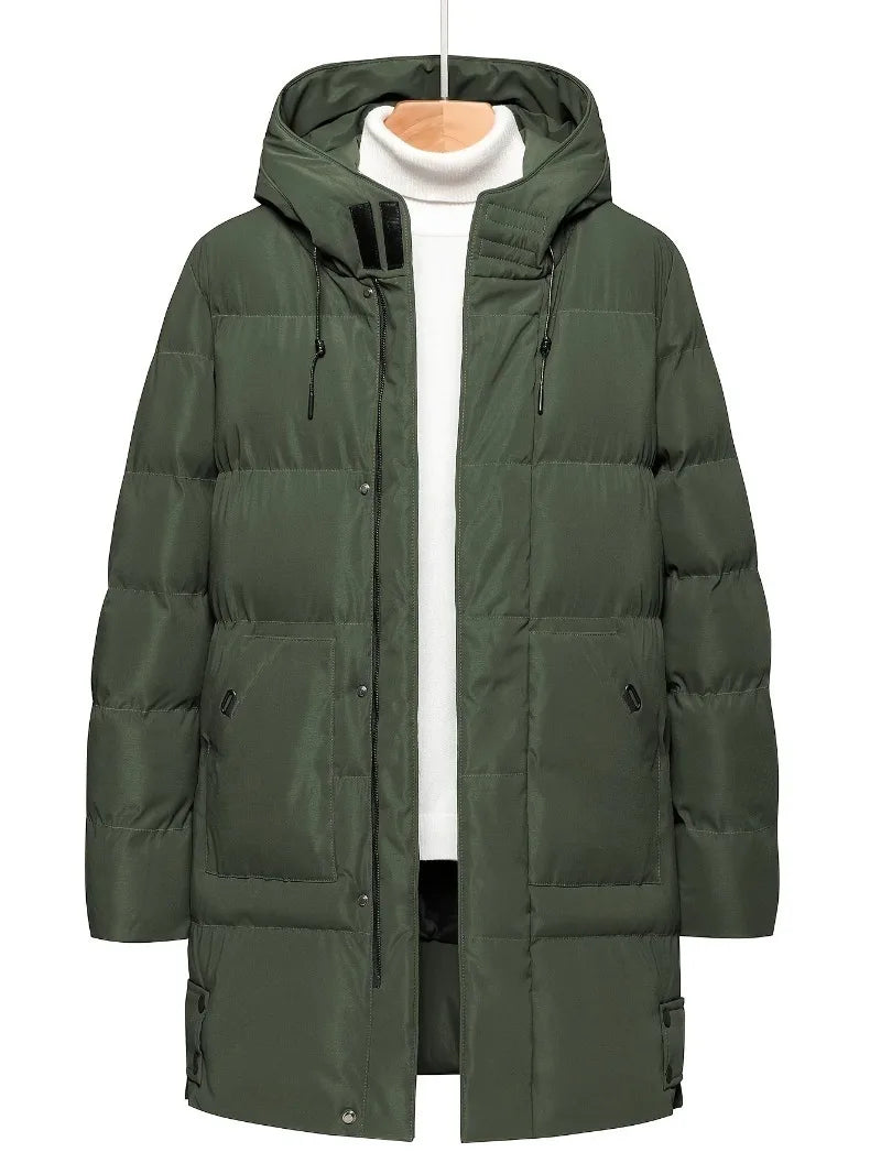 MEN'S HEAVYWEIGHT WINTER COAT WINDPROOF COLD WEATHER