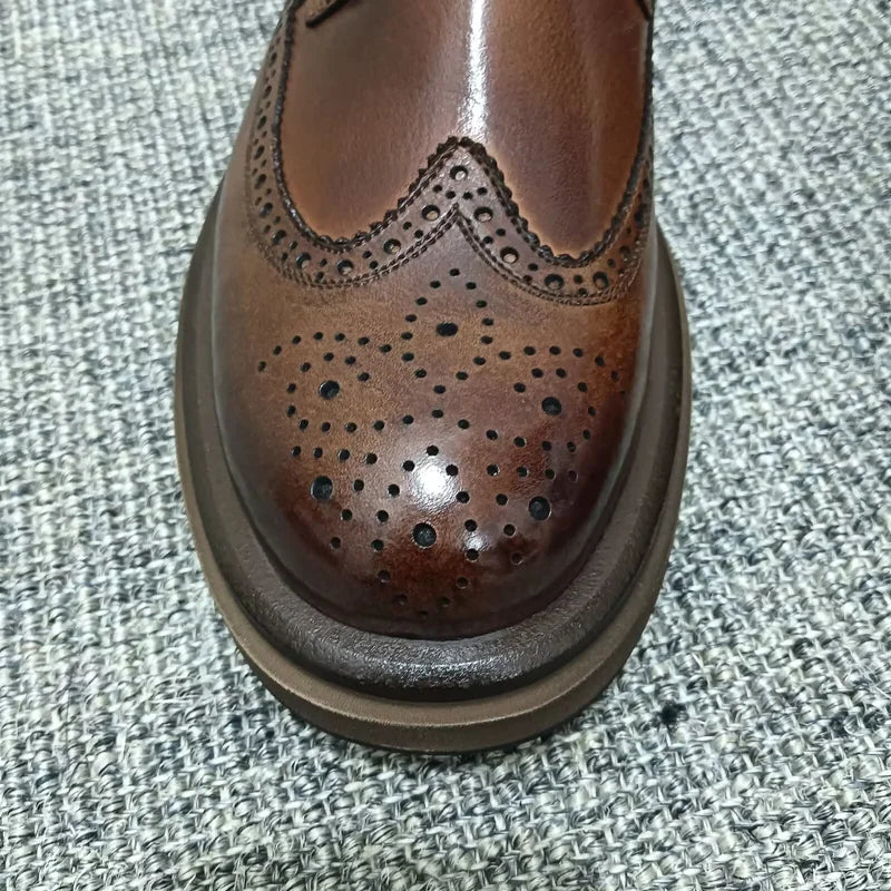 Men’s Genuine Leather Brogue Shoes