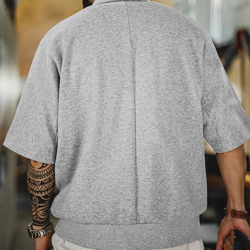 Men’s Vintage Boro Half-Zip Polo