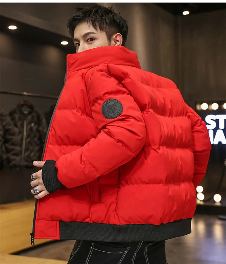 Men’s Warm Cotton Puffer Jacket