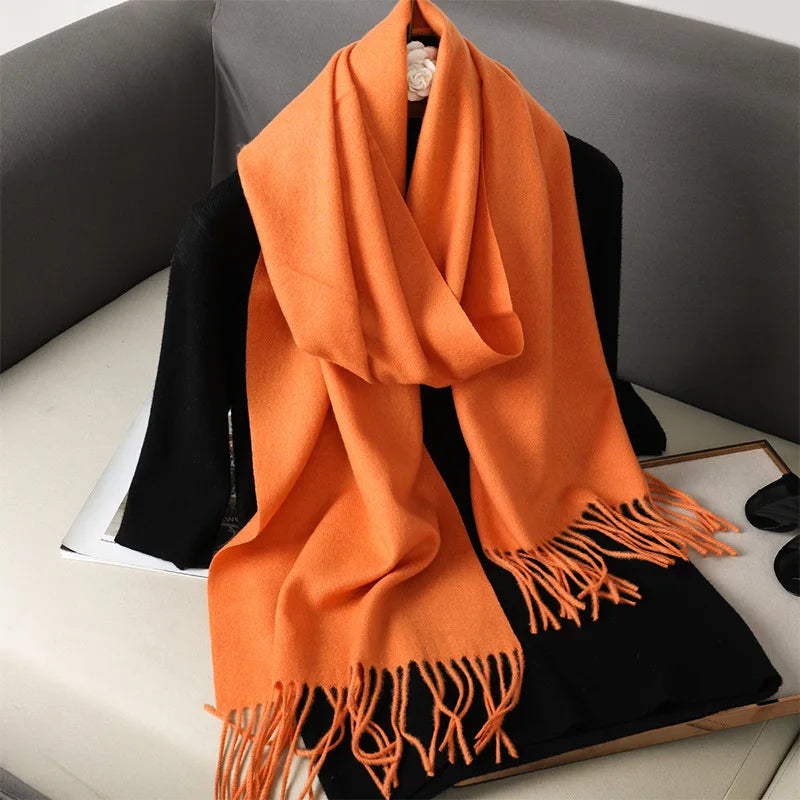 Women’s Warm Cashmere Scarf (62 Colors)