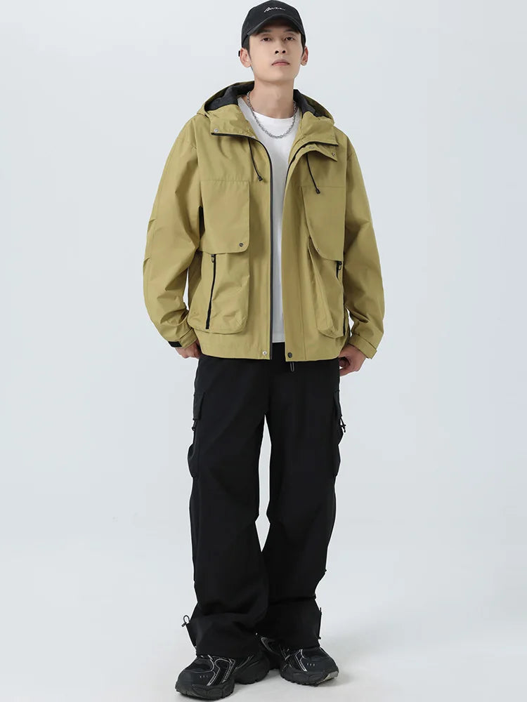 Men’s Hooded Windbreaker Jacket