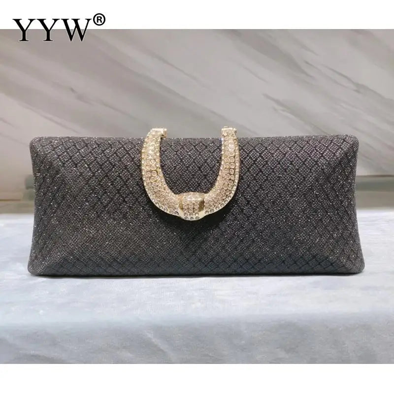 Women’s Luxury Gold Glitter Clutch