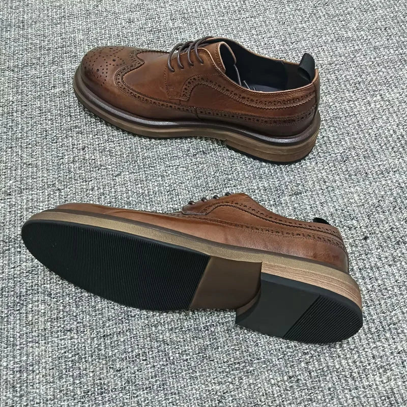 Men’s Genuine Leather Brogue Shoes