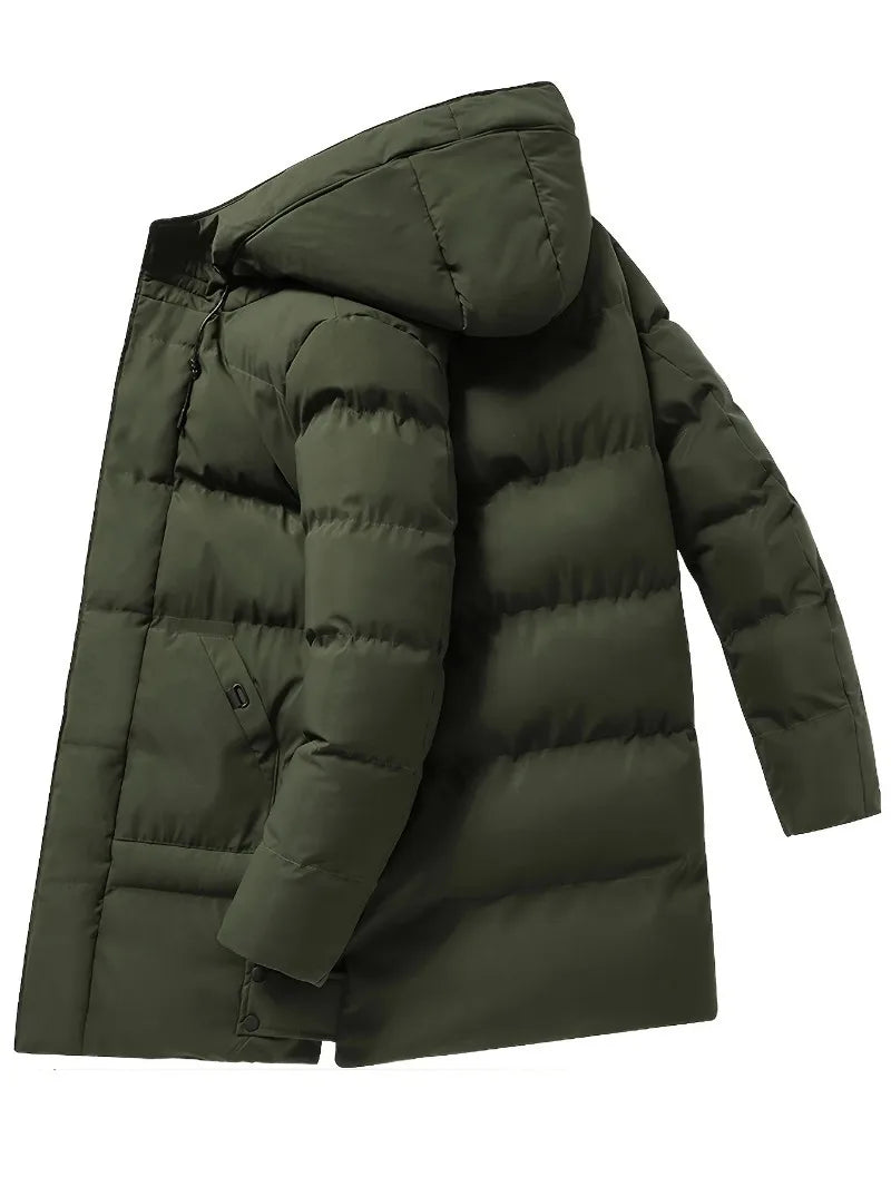 MEN'S HEAVYWEIGHT WINTER COAT WINDPROOF COLD WEATHER