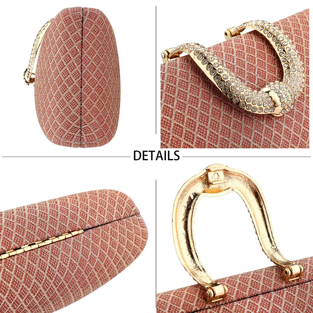 Women’s Luxury Gold Glitter Clutch