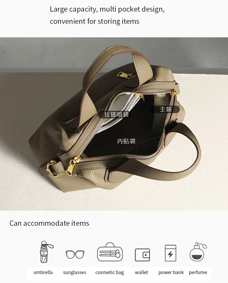 Women’s Genuine Cowhide Shoulder Bag