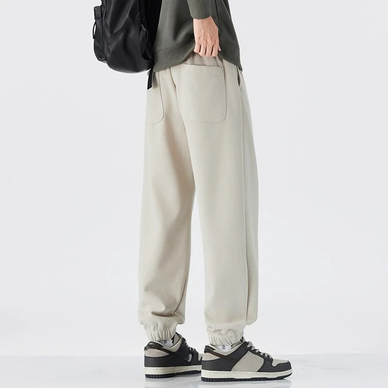 Men’s Casual Cotton Straight Pants