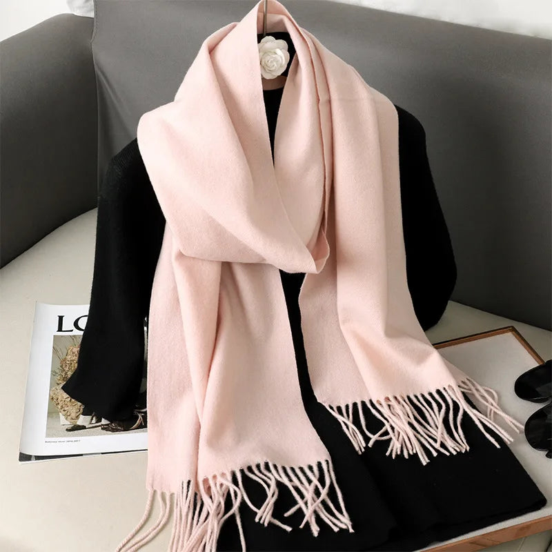 Women’s Warm Cashmere Scarf (62 Colors)