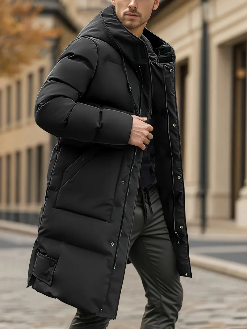 MEN'S HEAVYWEIGHT WINTER COAT WINDPROOF COLD WEATHER