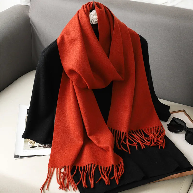 Women’s Warm Cashmere Scarf (62 Colors)