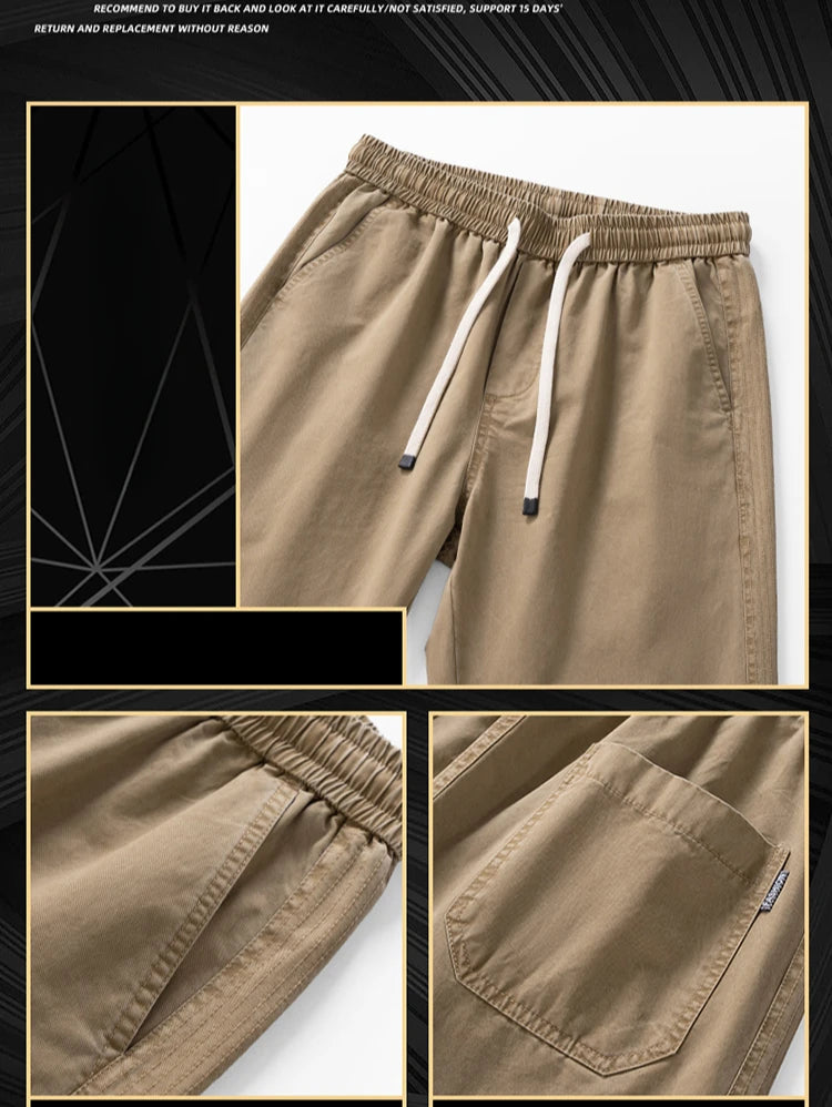 Men’s Cotton Straight Pants