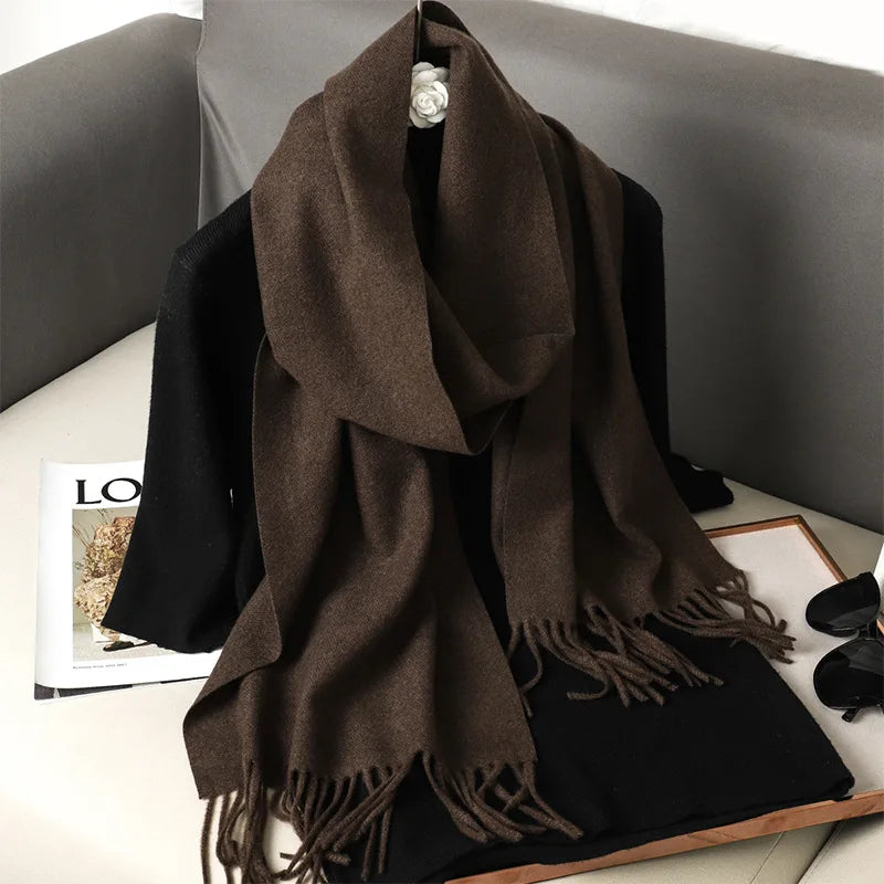 Women’s Warm Cashmere Scarf (62 Colors)