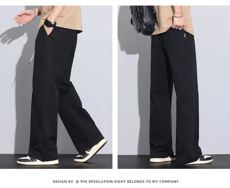 Men’s Cotton Straight Pants