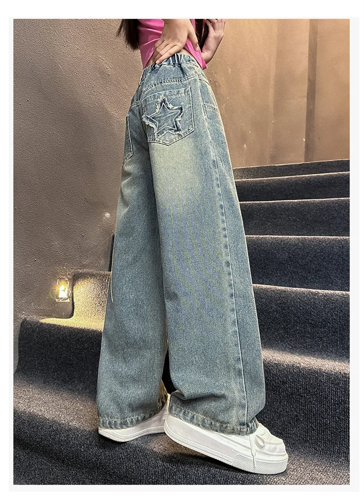 Girls’ Warm Thermal Jeans