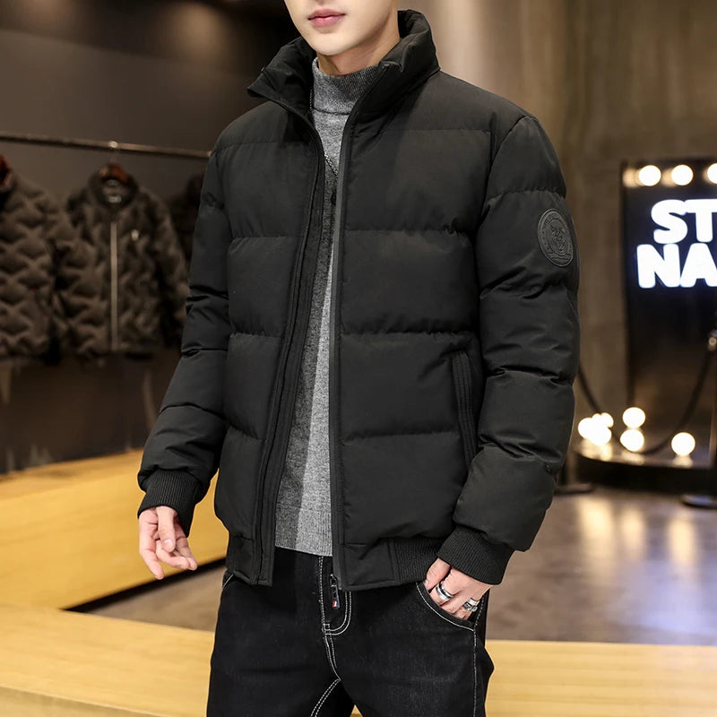 Men’s Warm Cotton Puffer Jacket