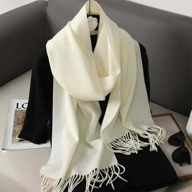 Women’s Warm Cashmere Scarf (62 Colors)