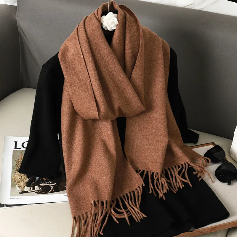 Women’s Warm Cashmere Scarf (62 Colors)