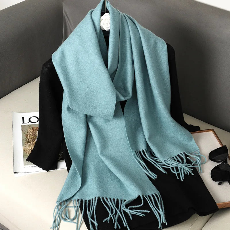 Women’s Warm Cashmere Scarf (62 Colors)