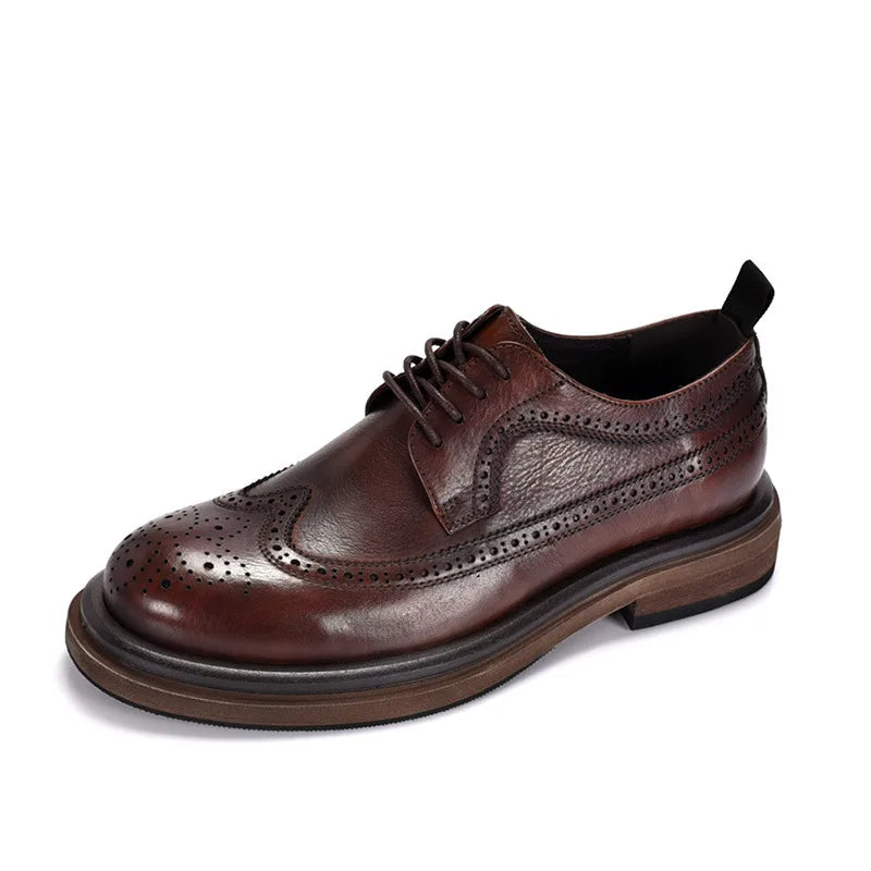 Men’s Genuine Leather Brogue Shoes