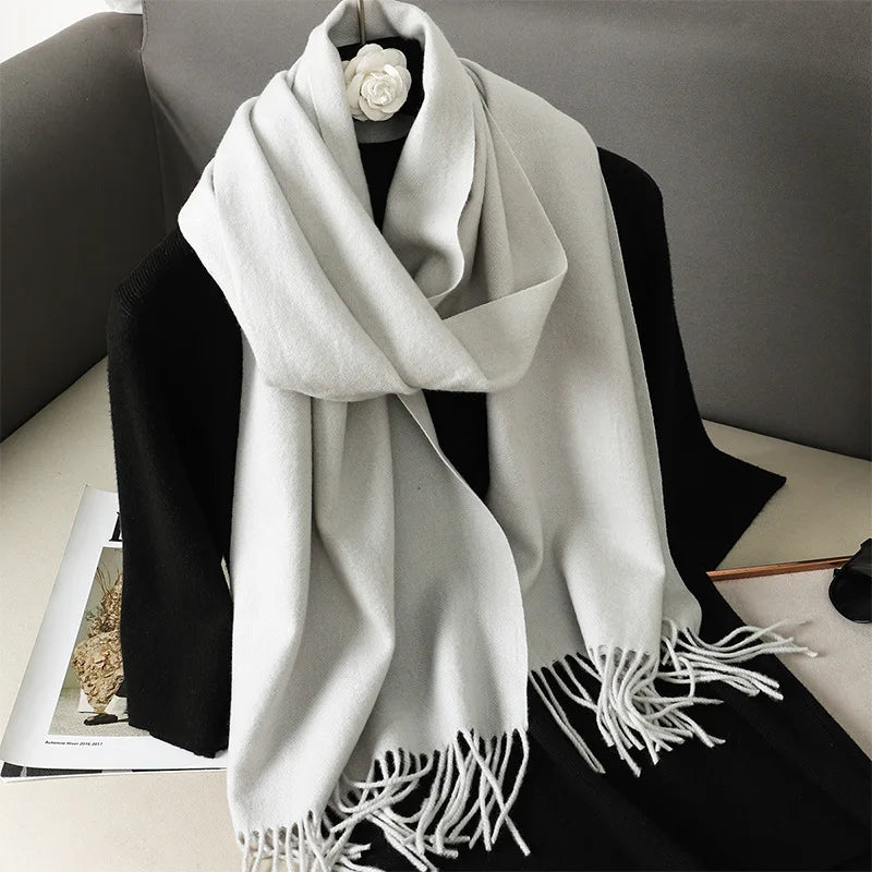 Women’s Warm Cashmere Scarf (62 Colors)