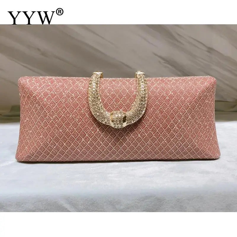 Women’s Luxury Gold Glitter Clutch