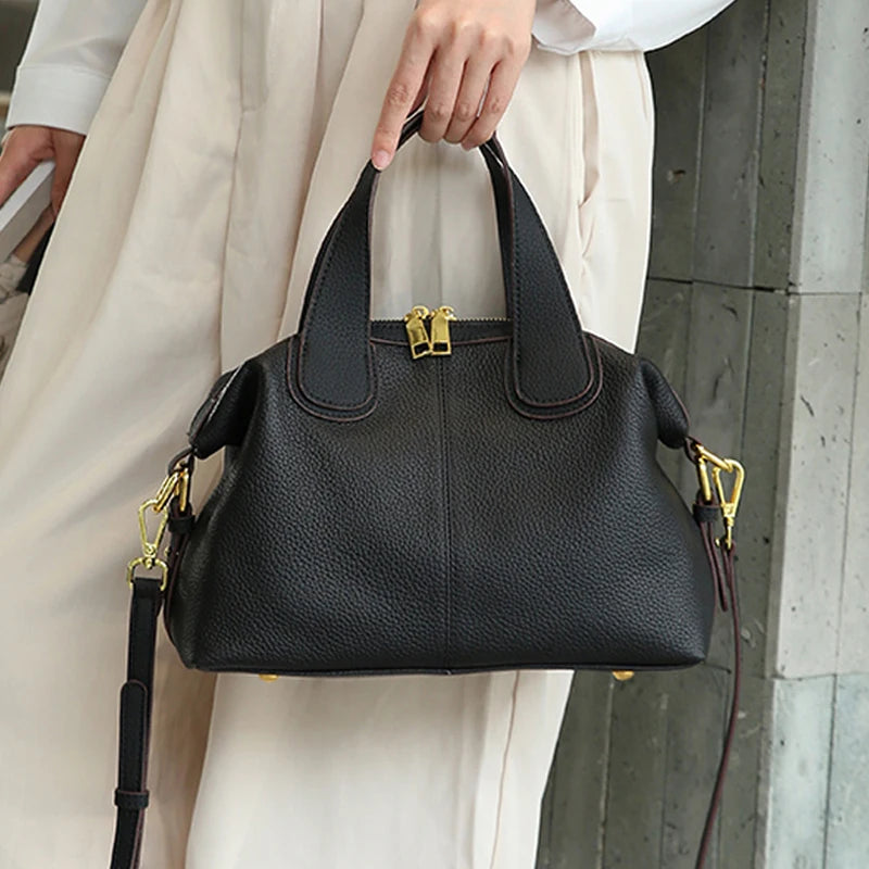 Women’s Genuine Cowhide Shoulder Bag