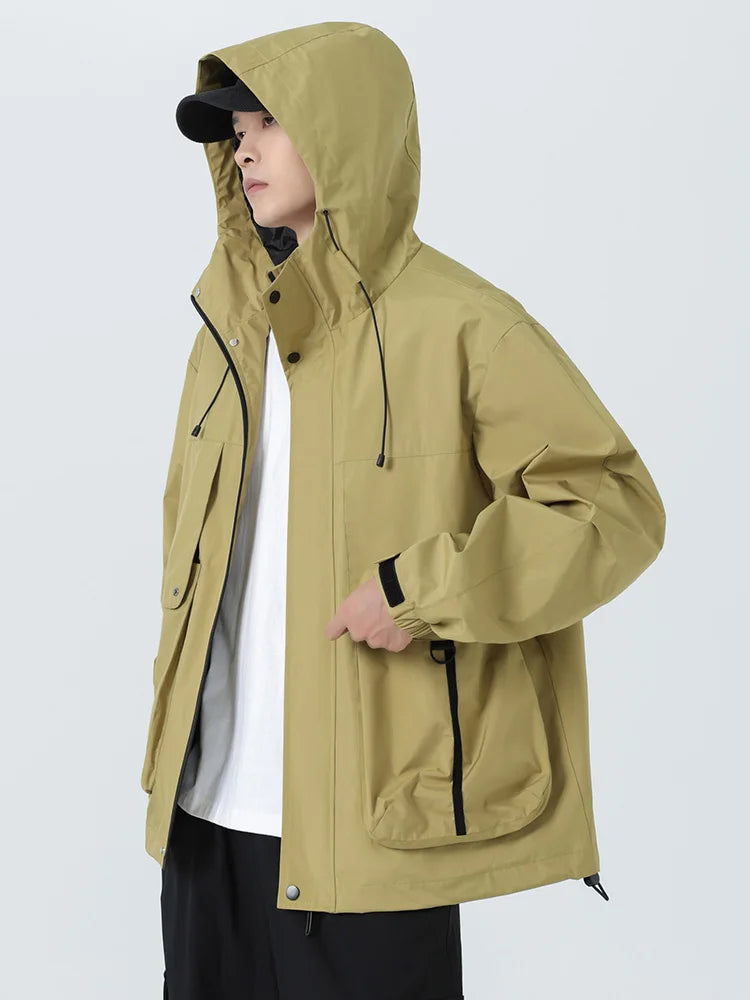 Men’s Hooded Windbreaker Jacket