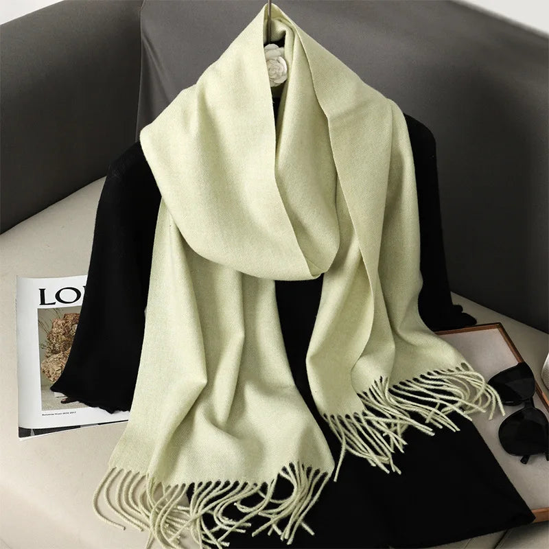 Women’s Warm Cashmere Scarf (62 Colors)