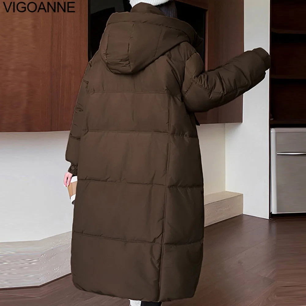 Long Warm Winter Jacket for Women