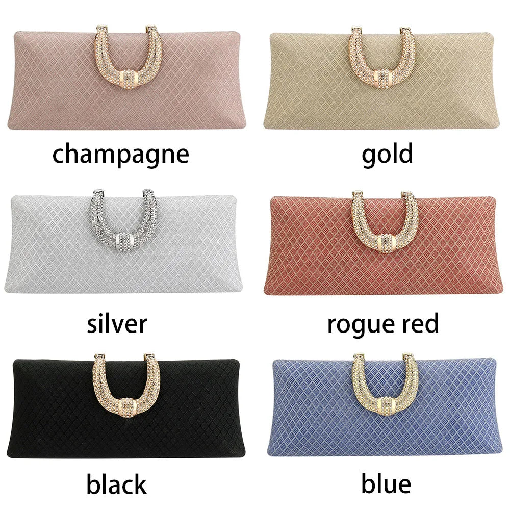 Women’s Luxury Gold Glitter Clutch
