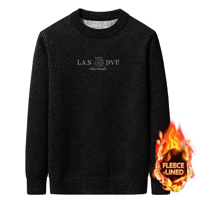 MEN’S THICK VELVET KNIT SWEATER