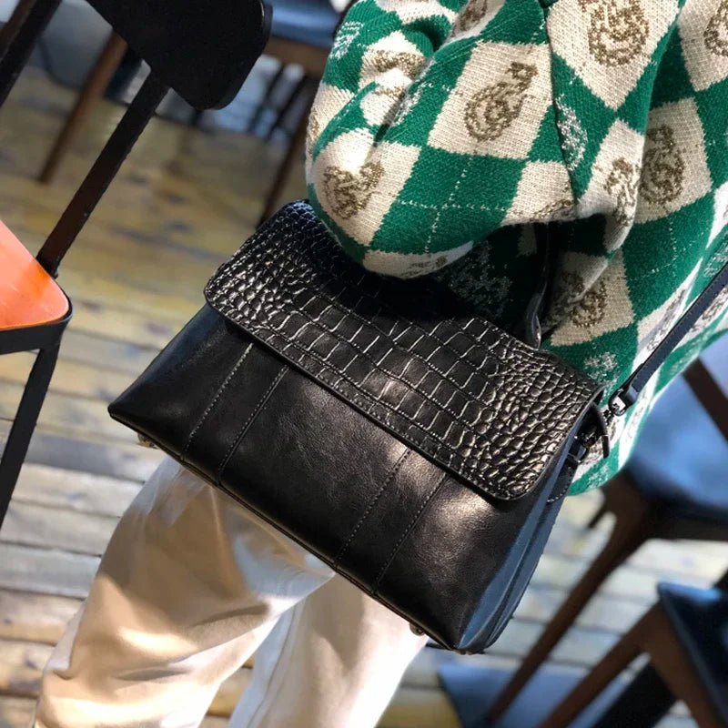 Women’s Genuine Cowhide Shoulder Bag