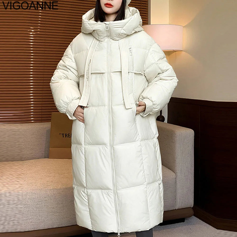 Long Warm Winter Jacket for Women