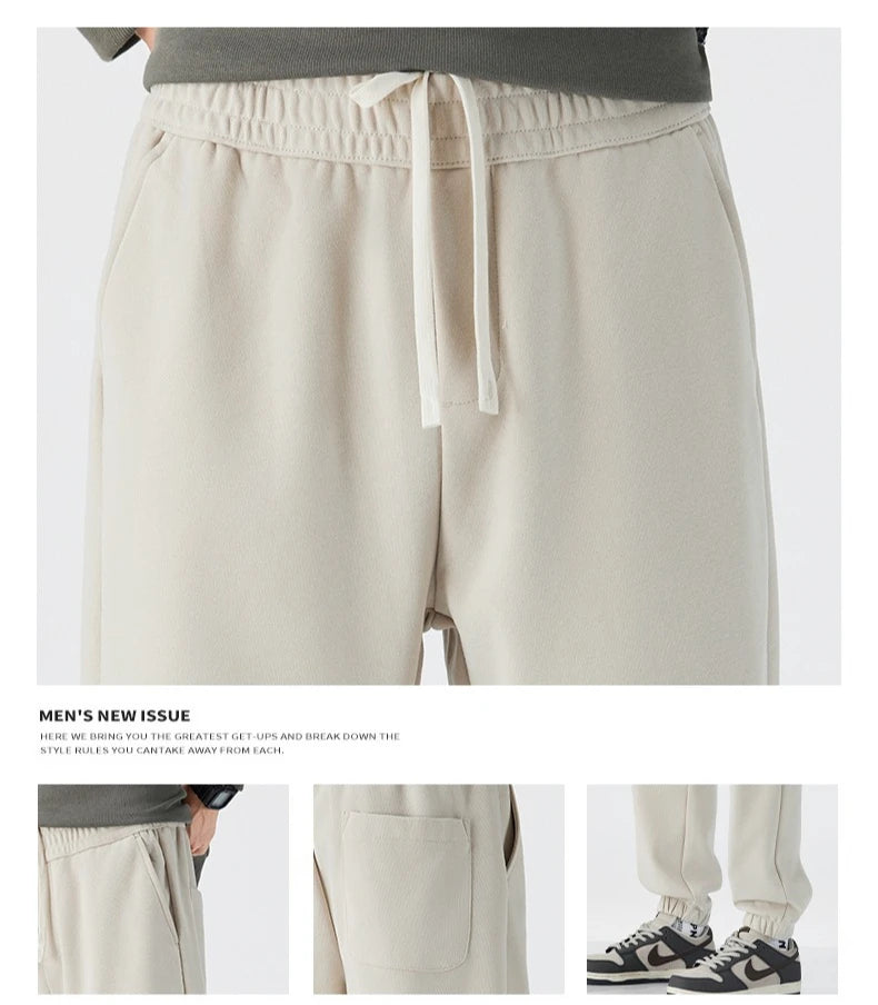 Men’s Casual Cotton Straight Pants