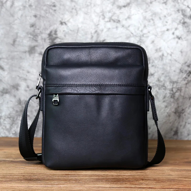 MEN'S LEATHER SHOULDER BAG