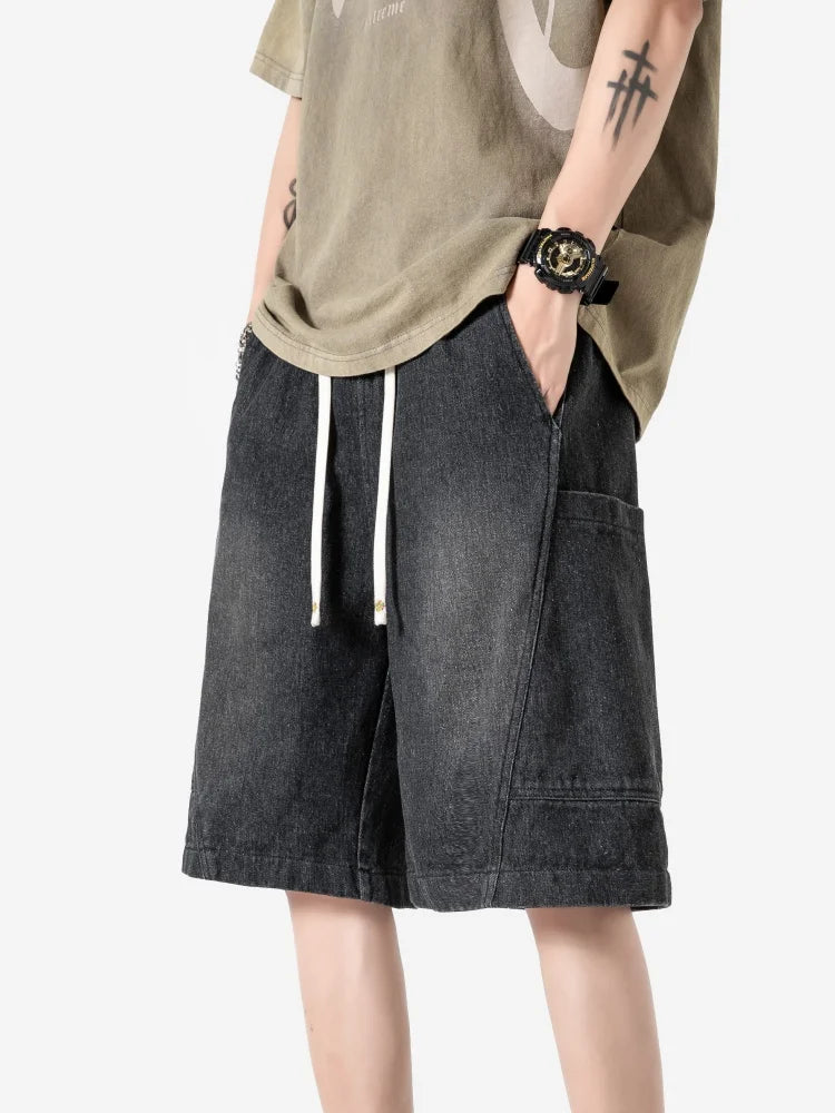 MEN’S LOOSE FIT DENIM SHORTS