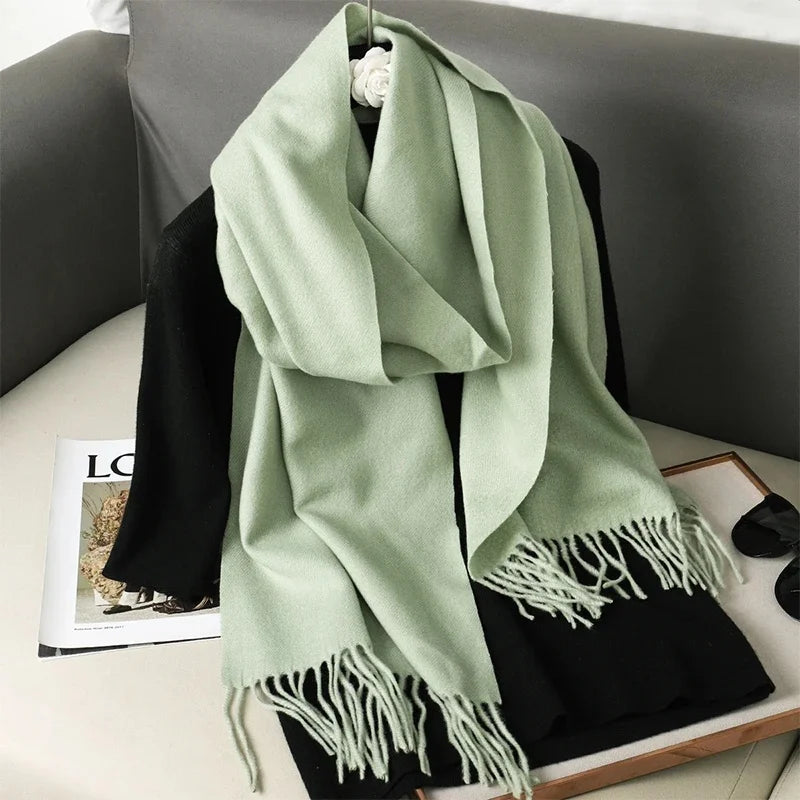 Women’s Warm Cashmere Scarf (62 Colors)